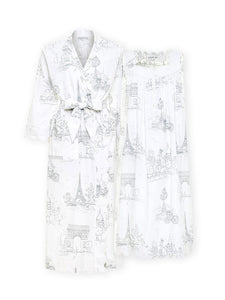 Paris Bundle: Classic Robe + Nightgown