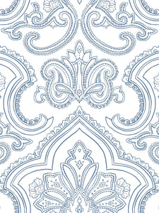 Blue Paisley Bundle: Classic Robe + Pajamas