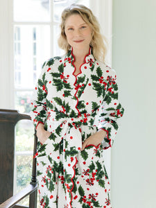 Holiday Print Classic Robe