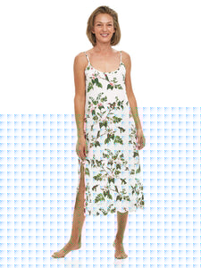 White Hummingbird Slip Nightgown