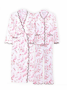 Cherry Blossom: Classic Robe + Pajamas