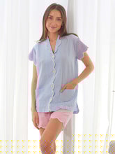 Load image into Gallery viewer, Gingham Pajamas with Shorts
