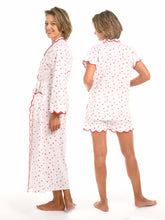 Load image into Gallery viewer, Hearts &amp; Arrows Bundle: Classic Robe + Pajamas with Shorts
