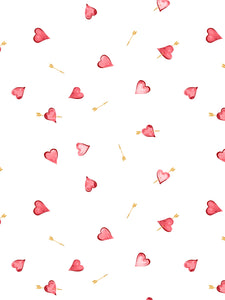 Hearts & Arrows Pajamas with Shorts