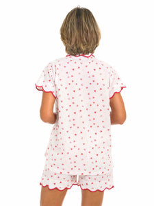 Hearts & Arrows Pajamas with Shorts