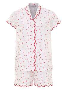 Hearts & Arrows Pajamas with Shorts