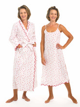 Load image into Gallery viewer, Hearts &amp; Arrows Bundle: Classic Robe + Slip Nightgown
