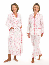 Load image into Gallery viewer, Hearts &amp; Arrows Bundle: Classic Robe + Pajamas
