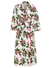 Load image into Gallery viewer, Holiday Print Classic Robe
