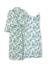 Load image into Gallery viewer, Hydrangea Bundle: Classic Robe + Nightgown

