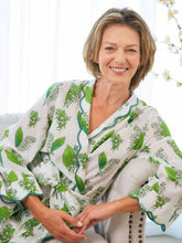 Load image into Gallery viewer, Lily-of-the-valley Classic Robe with Scalloping
