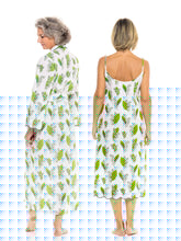 Load image into Gallery viewer, Lily Of The Valley Bundle: Classic Robe + Nightgown
