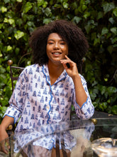 Load image into Gallery viewer, Pagoda Print Nightshirt
