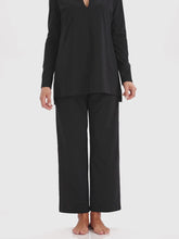 Load and play video in Gallery viewer, Black Loungewear Pant (Only)
