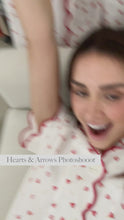 Load and play video in Gallery viewer, Hearts &amp; Arrows Pajamas with Shorts
