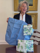 Load and play video in Gallery viewer, Lily of the Valley Travel Laundry Bag
