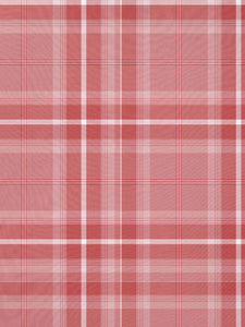 Elegant Red Flannel Plaid Classic Robe