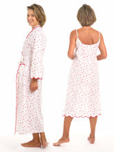 Load image into Gallery viewer, Hearts &amp; Arrows Bundle: Classic Robe + Slip Nightgown
