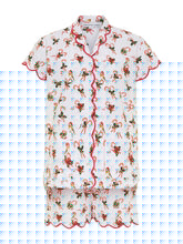 Load image into Gallery viewer, Candy Cane Short Pajamas
