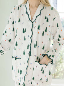 Ski Print Pajamas