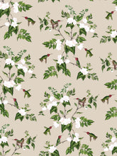 Load image into Gallery viewer, Tan Hummingbird Organic Linen Napkins (set of 4)
