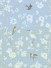 Load image into Gallery viewer, Pale Blue Gardenia Organic Linen Napkins (set of 4)
