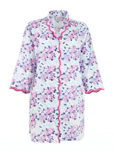 Load image into Gallery viewer, Pink-Blue Floral Nightshirt
