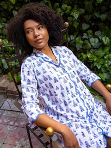 Pagoda Print Nightshirt