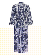 Load image into Gallery viewer, Navy Bamboo Classic Robe
