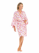 Load image into Gallery viewer, Pink Pagoda Short Classic Robe
